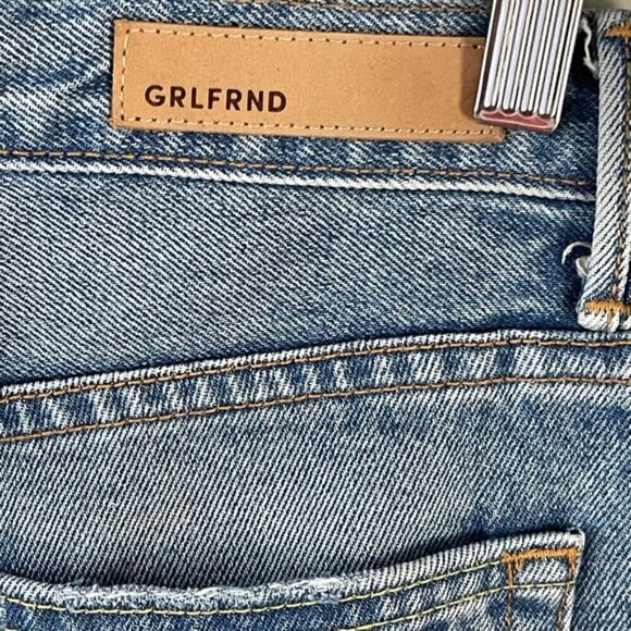 GRLFRND Jeans Karolina High Rise Jean size 26 in a little more love distressed - Picture 8 of 16